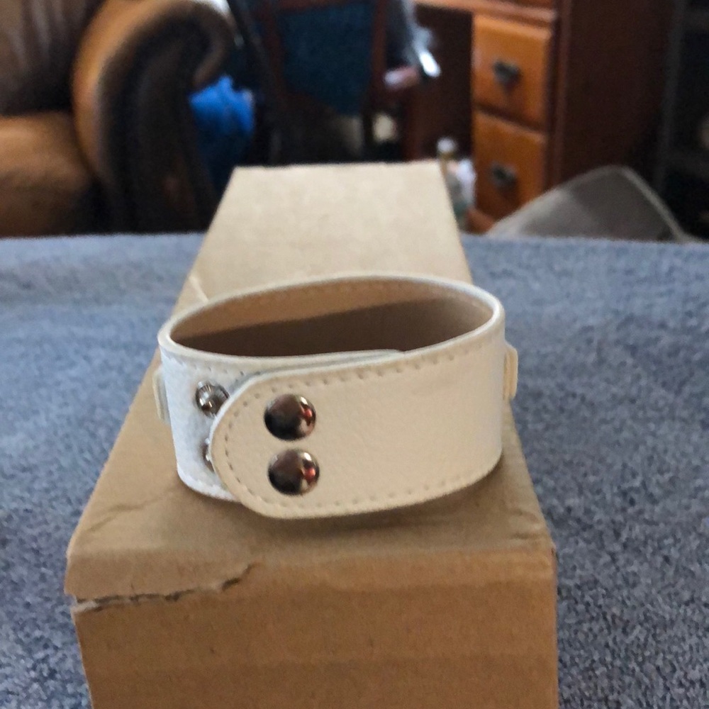 faux leather bracelet